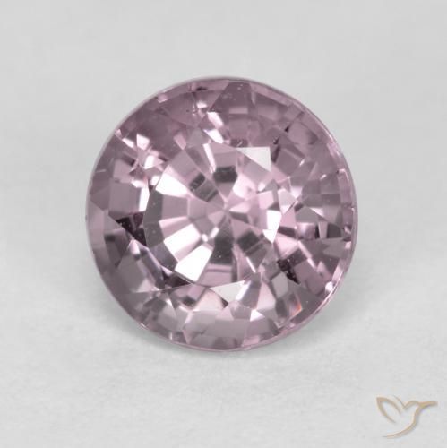 Spinello Viola medio naturale da 0.65 ct, Rotondo, VS