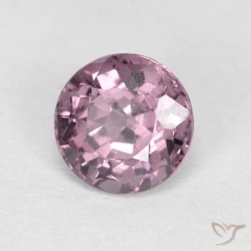 Spinello Viola medio naturale da 0.51 ct, Rotondo, VS