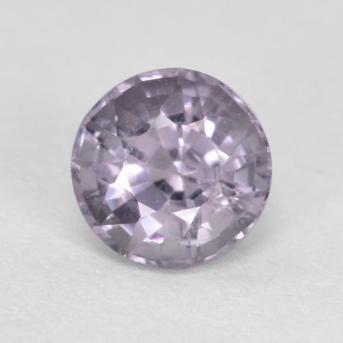 Spinello naturale grigio da 0,62 ct, taglio rotondo, VS