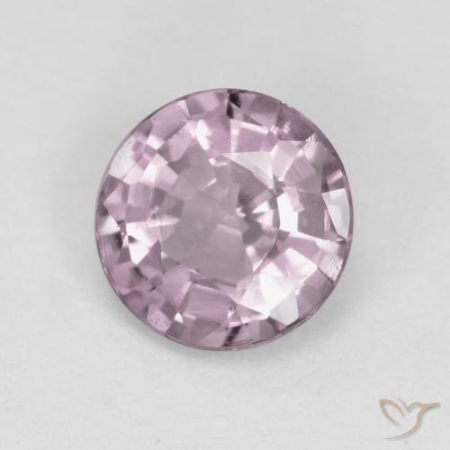 Spinello Viola molto chiaro naturale da 0.50 ct, Rotondo, VS