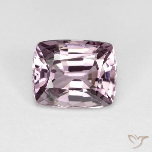 Spinello Viola chiaro naturale da 1.57 ct, Cuscino, VVS-VS