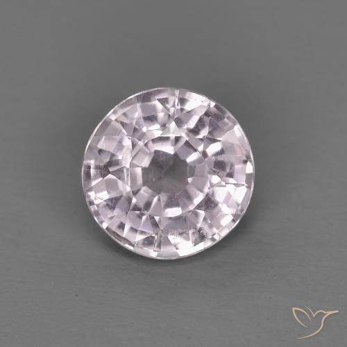 0.57ct Naturale Viola grigio Spinello, Rotondo, VS