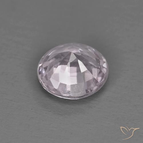 Spinello Viola grigio naturale da 0.57 ct, Rotondo, VS