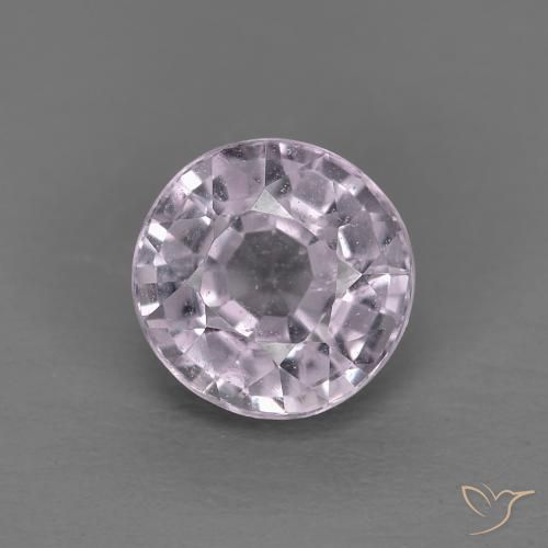0.68ct Naturale Violetto chiaro Spinello, Rotondo, VS, Photo A