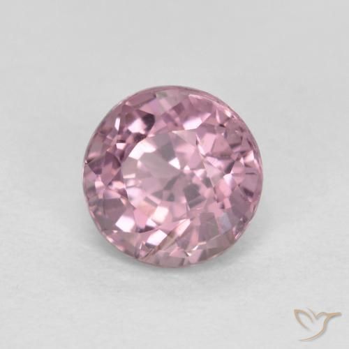 Spinello lavanda profonda naturale da 0.68 ct, Rotondo, VS