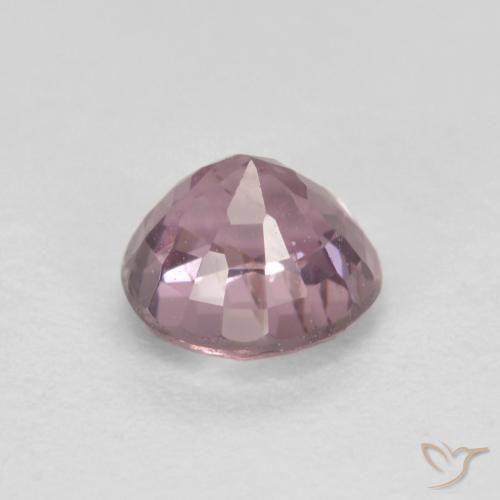 Spinello lavanda profonda naturale da 0.68 ct, Rotondo, VS