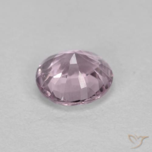 Spinello Viola rosato molto chiaro naturale da 0.58 ct, Rotondo, VS