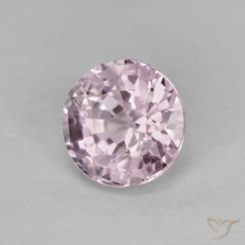 Spinello Viola medio-chiaro naturale da 0.65 ct, Rotondo, VS