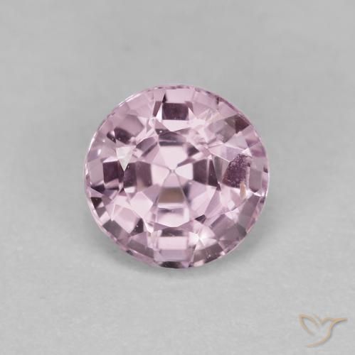 0.66ct Naturale Viola chiaro Spinello, Rotondo, VS, Photo A