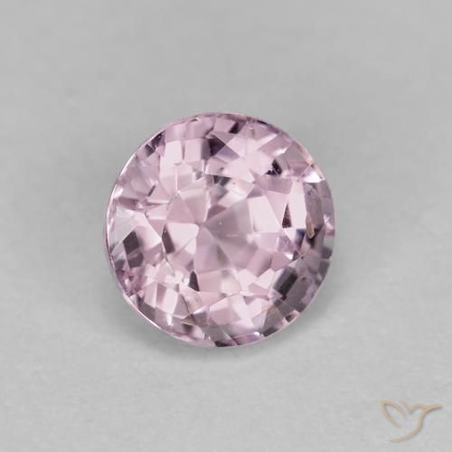Spinello Viola chiaro naturale da 0.66 ct, Rotondo, VS