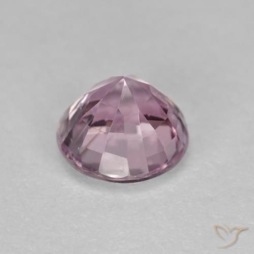 Spinello Viola chiaro naturale da 0.66 ct, Rotondo, VS