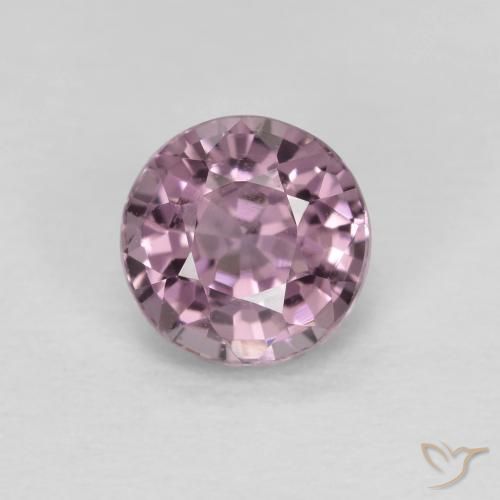 Spinello Viola medio naturale da 0.68 ct, Taglio rotondo, VVS-VS