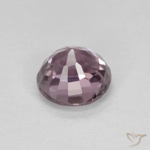 Spinello Viola medio naturale da 0.68 ct, Taglio rotondo, VVS-VS