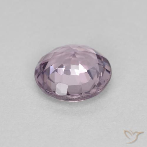 Spinello Rosa chiaro-Viola naturale da 0.50 ct, Taglio rotondo, VVS-VS