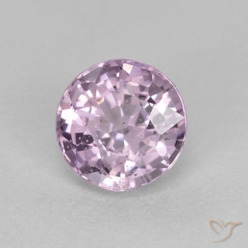 Spinello Rosa chiaro naturale da 0.62 ct, Rotondo, VS