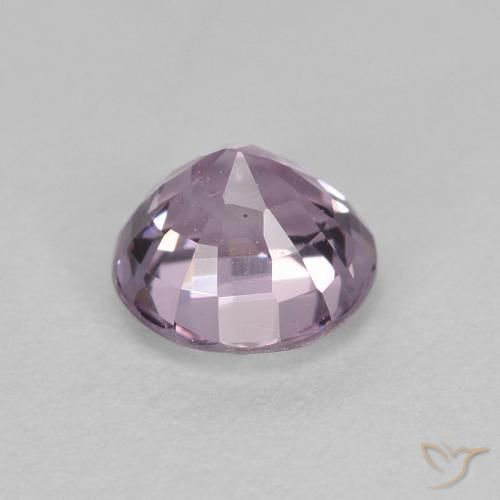 Spinello Rosa chiaro naturale da 0.62 ct, Rotondo, VS
