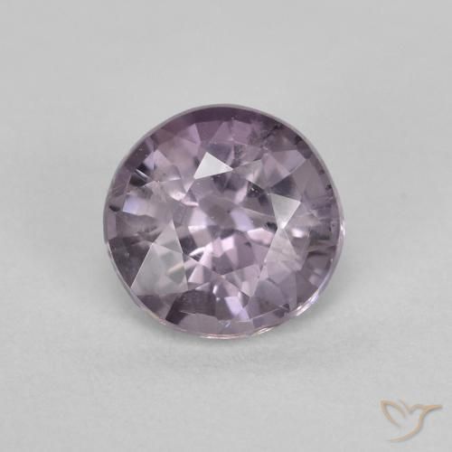 Spinello naturale viola da 0,53 ct, taglio rotondo, VS