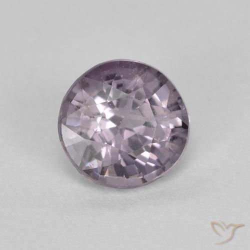 Spinello naturale viola da 0,53 ct, taglio rotondo, VS