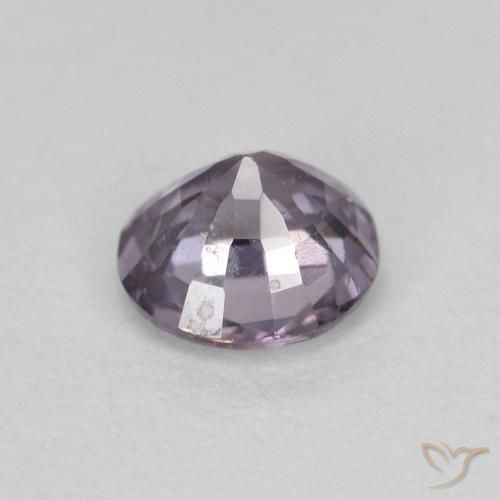 Spinello naturale viola da 0,53 ct, taglio rotondo, VS