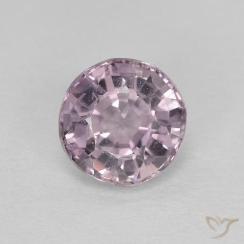 0.60ct Naturale Viola grigio Spinello, Rotondo, VVS-VS