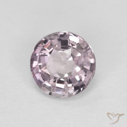 Spinello Viola chiaro naturale da 0.58 ct, Rotondo, VVS-VS