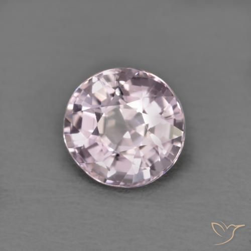 Spinello Viola medio naturale da 0.58 ct, Rotondo, VVS-VS