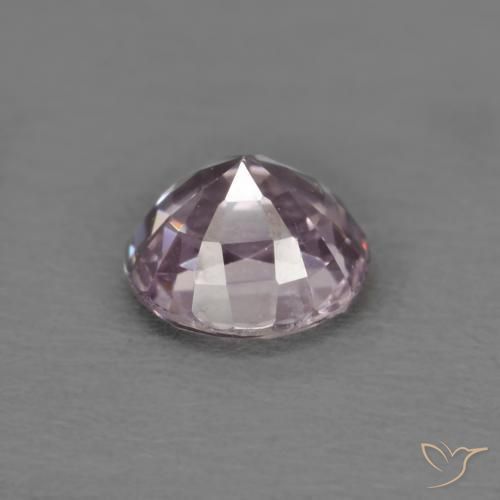 Spinello Viola medio naturale da 0.58 ct, Rotondo, VVS-VS