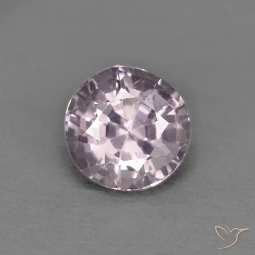 0.67ct Naturale Viola Rosato Grigio Spinello, Rotondo, VVS-VS