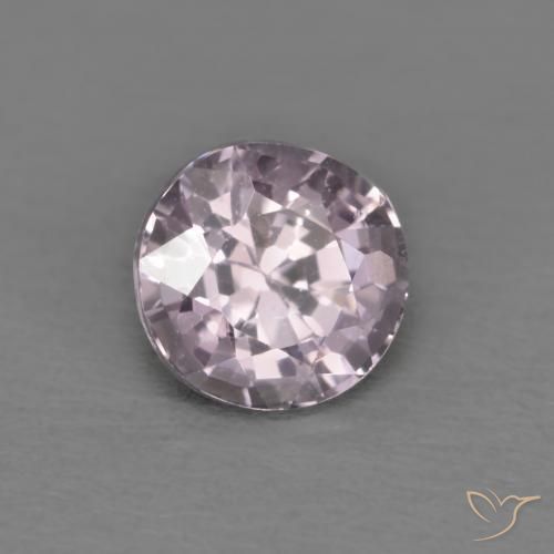Spinello Viola Rosato Grigio naturale da 0.67 ct, Rotondo, VVS-VS