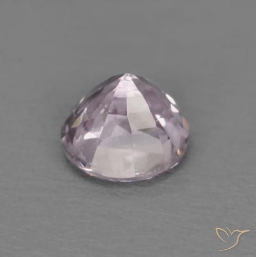 Spinello Viola Rosato Grigio naturale da 0.67 ct, Rotondo, VVS-VS