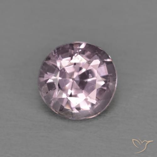 0.55ct Naturale Viola grigiastro chiaro Spinello, Rotondo, VVS-VS