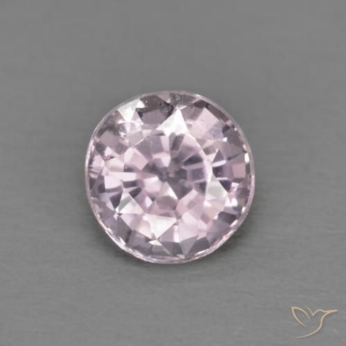 0.55ct Naturale Viola molto chiaro Spinello, Rotondo, VVS-VS, Photo A