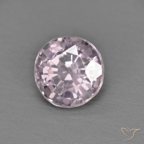 Spinello Viola molto chiaro naturale da 0.55 ct, Rotondo, VVS-VS