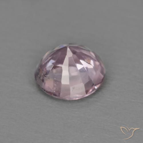 Spinello Viola molto chiaro naturale da 0.55 ct, Rotondo, VVS-VS