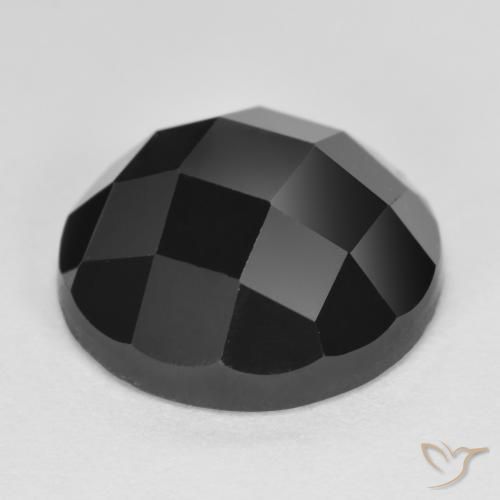 Spinello Nero naturale da 7.53 ct, Rotondo, Opaco