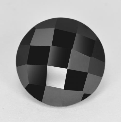 Spinello Nero naturale da 6.01 ct, Taglio rotondo, Opaco