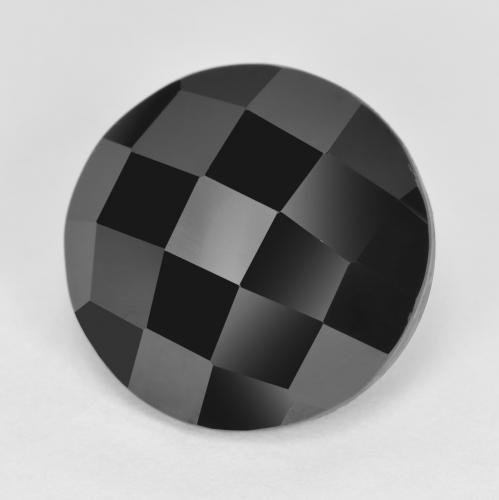 Spinello Nero naturale da 6.01 ct, Taglio rotondo, Opaco