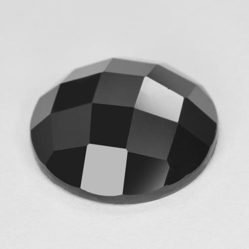 Spinello Nero naturale da 6.01 ct, Taglio rotondo, Opaco
