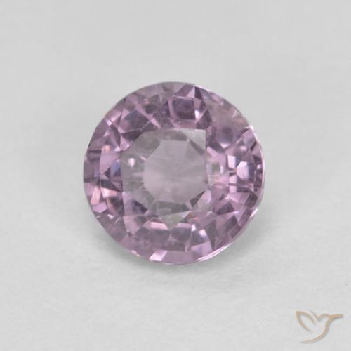 Spinello Viola uva chiaro naturale da 0.54 ct, Rotondo, VS