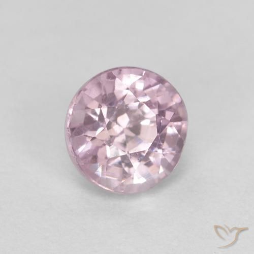 Spinello Viola molto chiaro naturale da 0.55 ct, Rotondo, VS