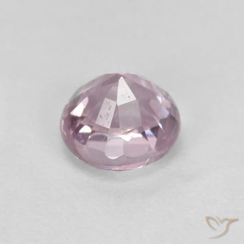 Spinello Viola molto chiaro naturale da 0.55 ct, Rotondo, VS