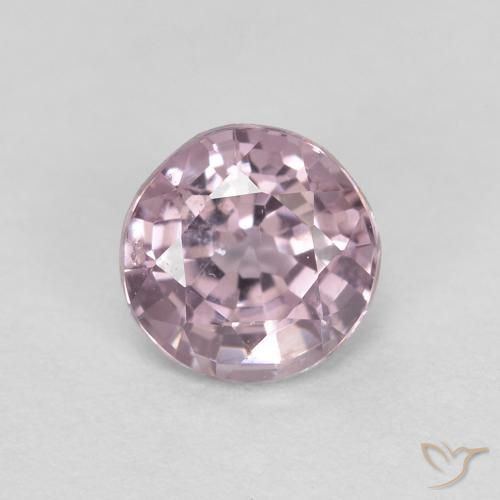 Spinello Viola molto chiaro naturale da 0.53 ct, Rotondo, VS