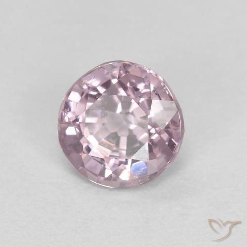 Spinello Viola molto chiaro naturale da 0.53 ct, Rotondo, VS