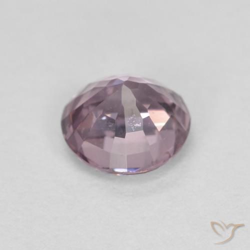 Spinello Viola molto chiaro naturale da 0.53 ct, Rotondo, VS