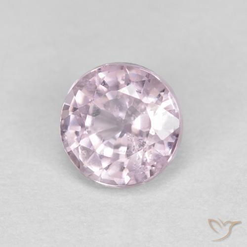 Spinello Viola molto chiaro naturale da 0.59 ct, Rotondo, VS