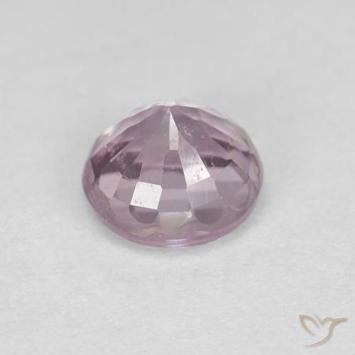 Spinello Viola molto chiaro naturale da 0.59 ct, Rotondo, VS