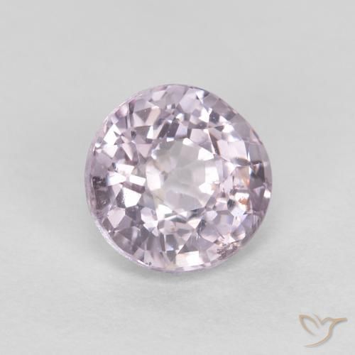 Spinello Viola grigio naturale da 0.63 ct, Rotondo, VS