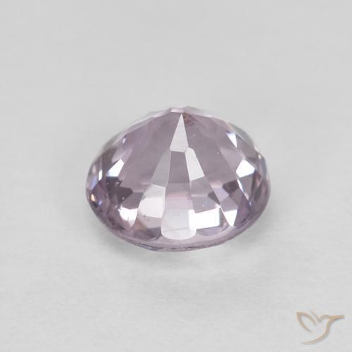 Spinello Viola grigio naturale da 0.63 ct, Rotondo, VS