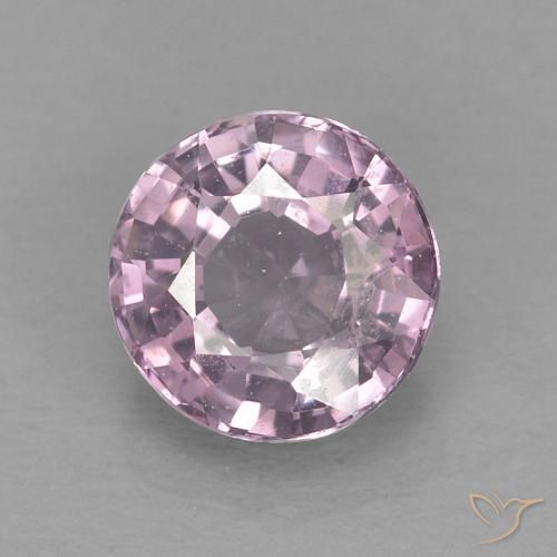 0.60ct Naturale Viola medio Spinello, Rotondo, VVS-VS