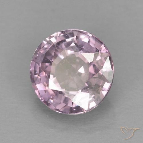 Spinello Viola medio naturale da 0.60 ct, Rotondo, VVS-VS
